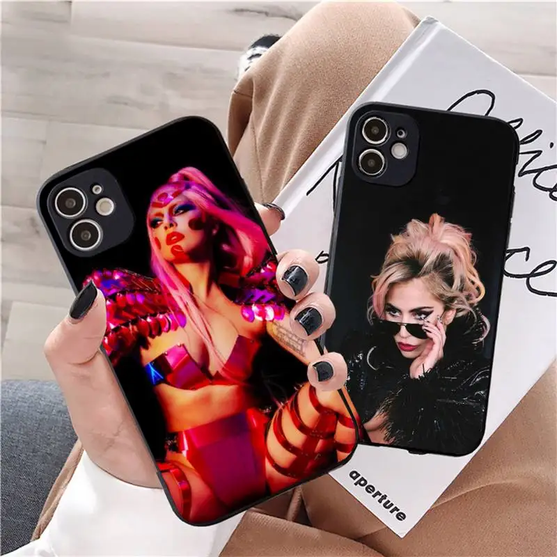 

lady gaga Female singer Phone Case For iphone 12 11 13 7 8 6 s plus x xs xr pro max mini shell