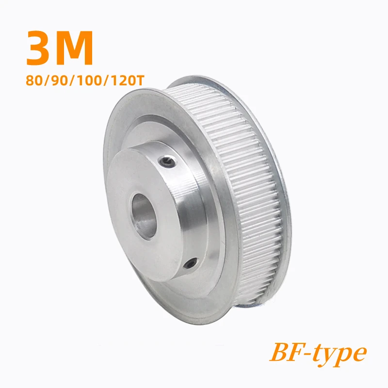 

Зубчатый шкив из алюминиевого сплава, 3 м, шкив BF-type, сквозное отверстие, Ширина 16 мм, 80/90/100/120 зубьев, синхронный ременной шкив 3 м