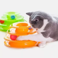 cat accessories cat puzzle toy level 3 cat wheel since hi interactive play plate pet cat toy track ball