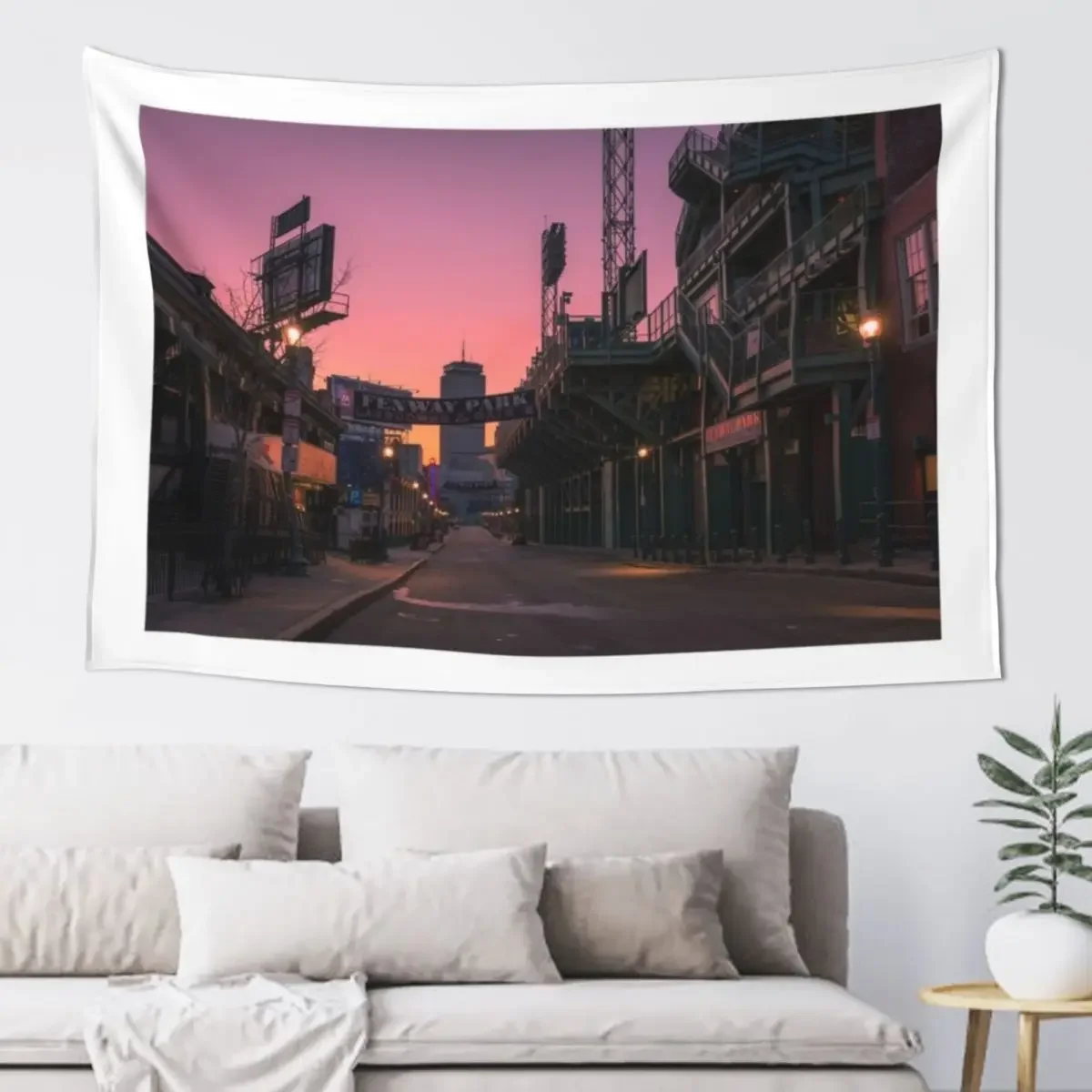 Фенвей-парк Бостон. Гобелен Украшение Спальня Открытый Декор Для Спальни