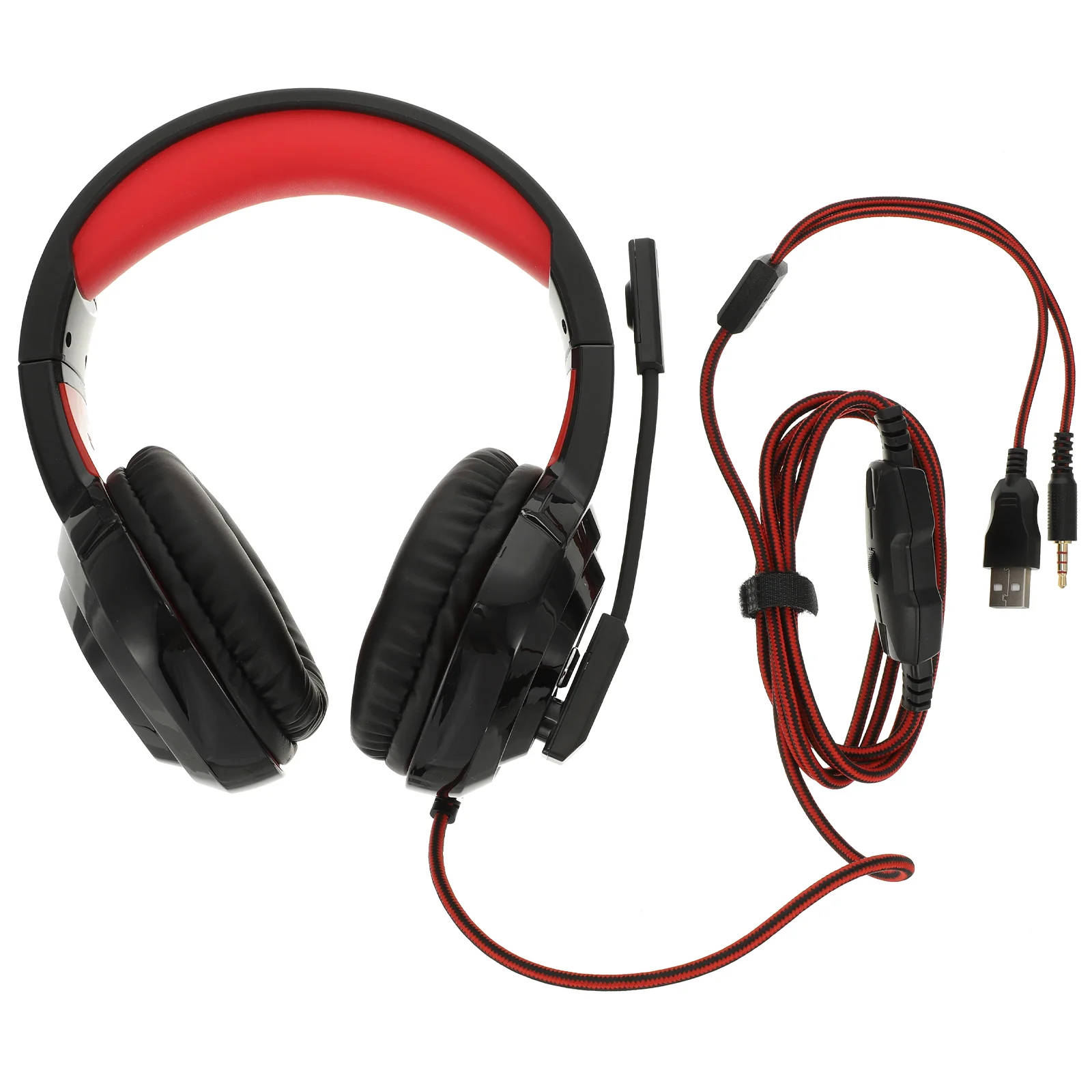 

Wired Headset Computer Gaming Headset Headphone with Mic Compatible with PS4