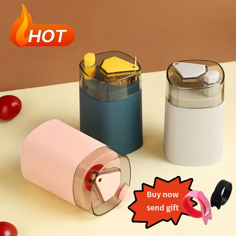 Стандартная пластиковая квадратная Бытовая коробка для Зубочисток |