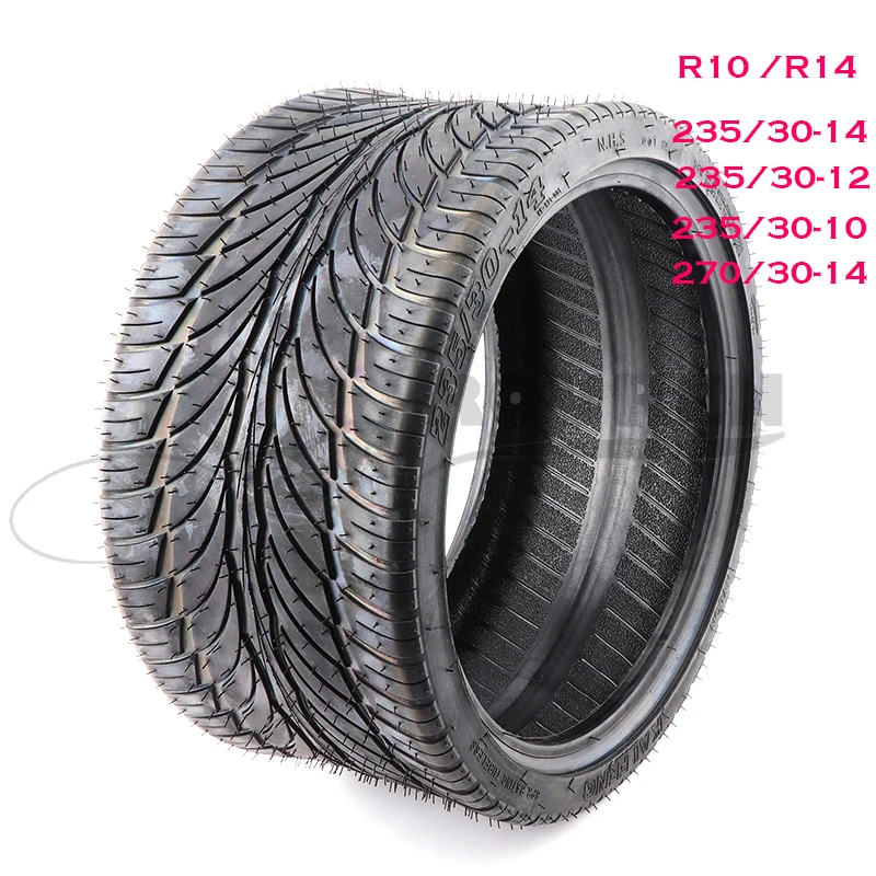 

270/30-14 235/30-10 235/30-12 235/30-14 R10 R14 Tubeless Tire Tyre Flat Running rubber For ATV QUAD Buggy 200cc 250cc 800cc