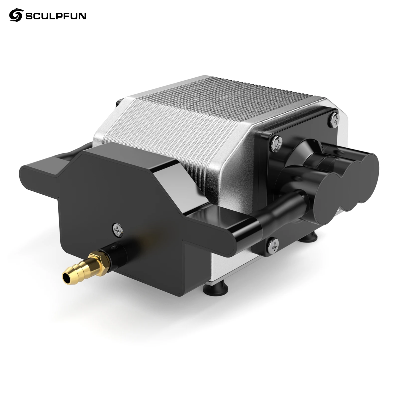Sculfun-compresor de aire para grabador láser S10, bomba de asistencia de aire láser, velocidad ajustable, bajo ruido/vibración, salida estable, 30L/Min