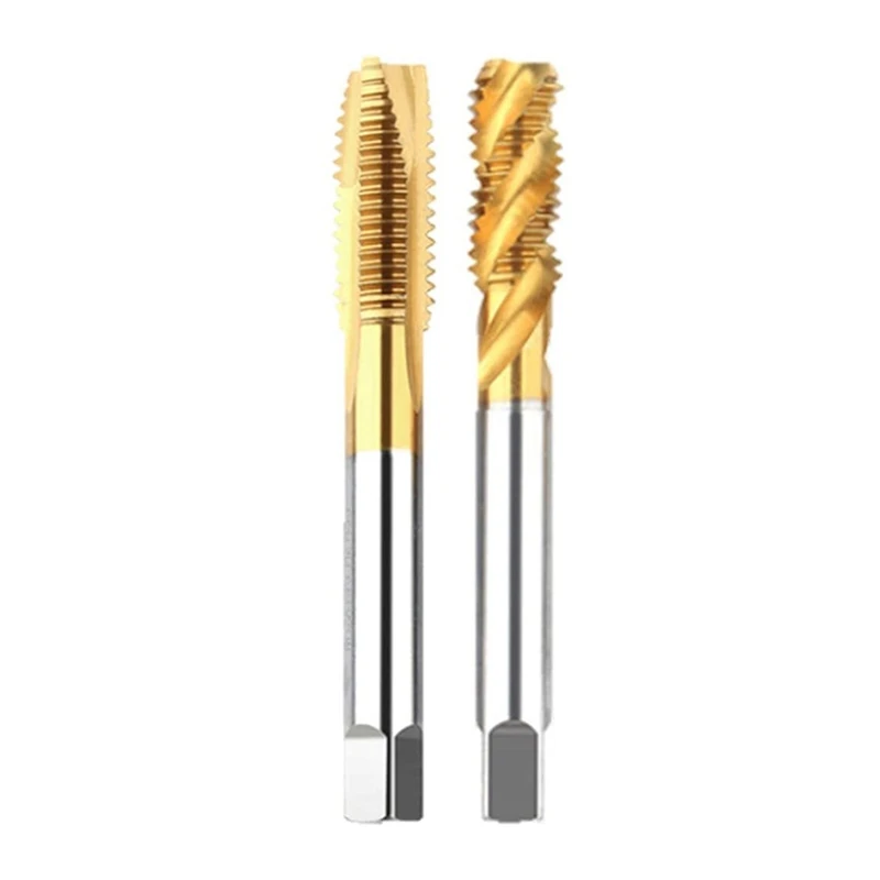 Новый набор машинных метчиков 10 шт. спиральные канавки метрические метчики M3-M8 и