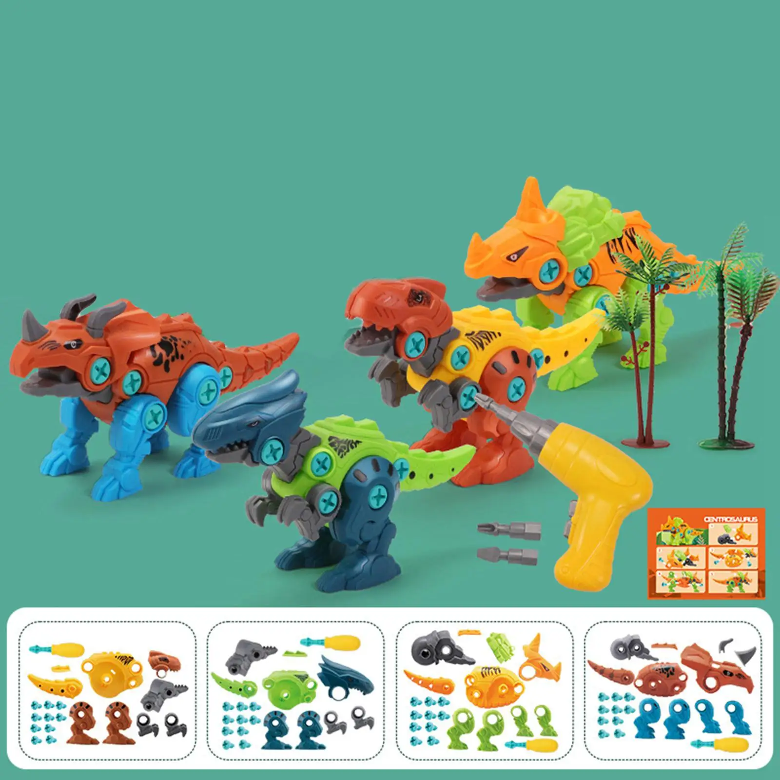 

Take Apart Dinosaur Toys Building Construction Sets Playset for Teenager