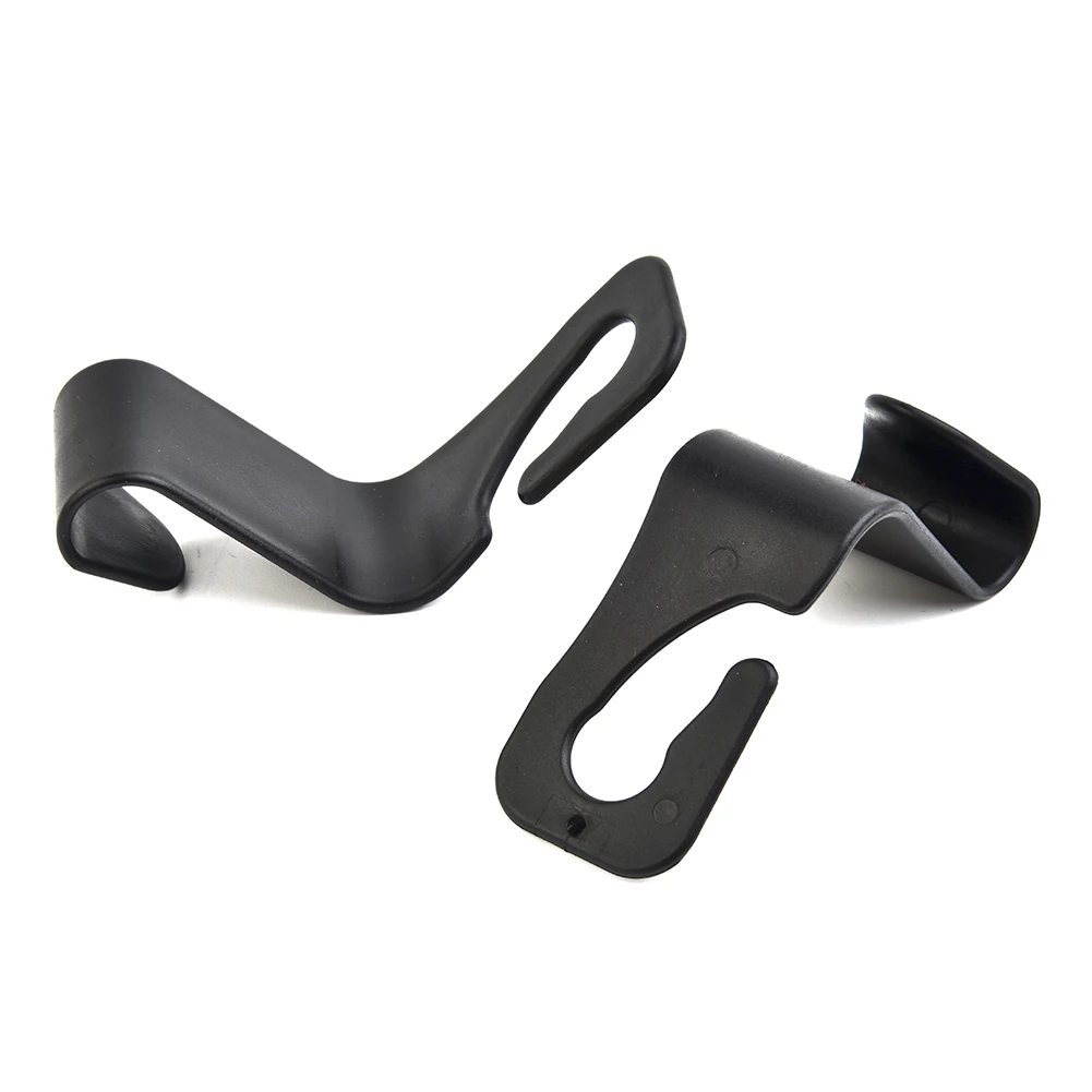 

4 Pcs Universal Auto Seat Headrest Hook Storage Hanger Car Vehicle Back Seat Organizer Holder Car Interior Accessories Black