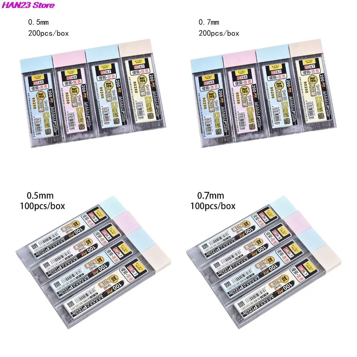 Leads 2b Pencil Rod Automatic Pencil Core Refill Office School Art Sketch Drawing Supplies