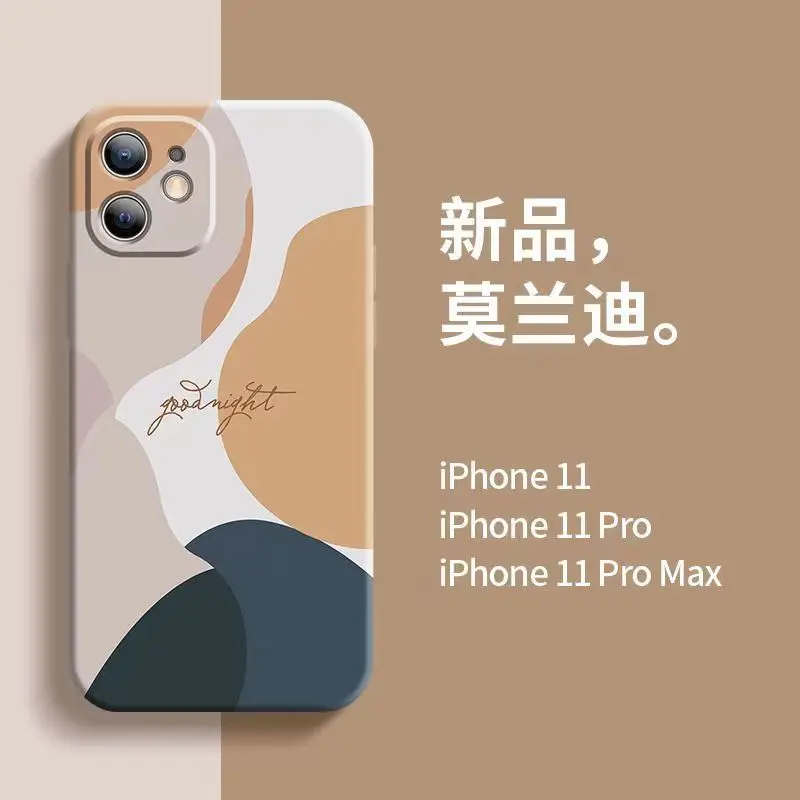 

Color contrast Case For iPhone 13 Case Silicon For iPhone 11 12 13 Pro Max XR 7 8 11 Pro X XS Max Plus Mini Phone Cover