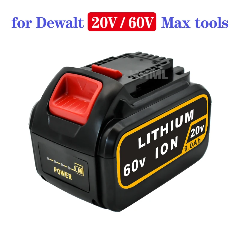 

Литий-ионный аккумулятор для DeWalt MAX XR, 20 В, 60 в, 18,0 Ач