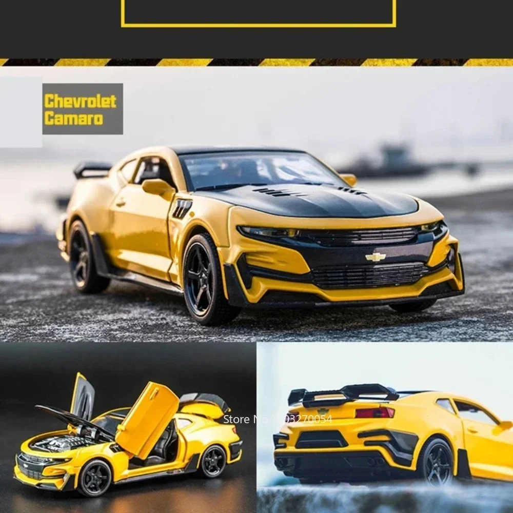 Масштаб 1/32 Игрушечная модель автомобиля Camaro металлический литый под давлением с