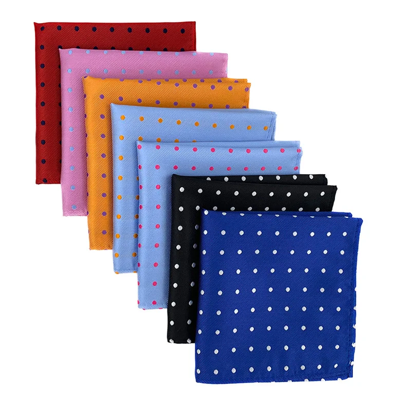 

Men's Formal Suit Pocket Square Fashion Polka Dots Hankies Handkerchief