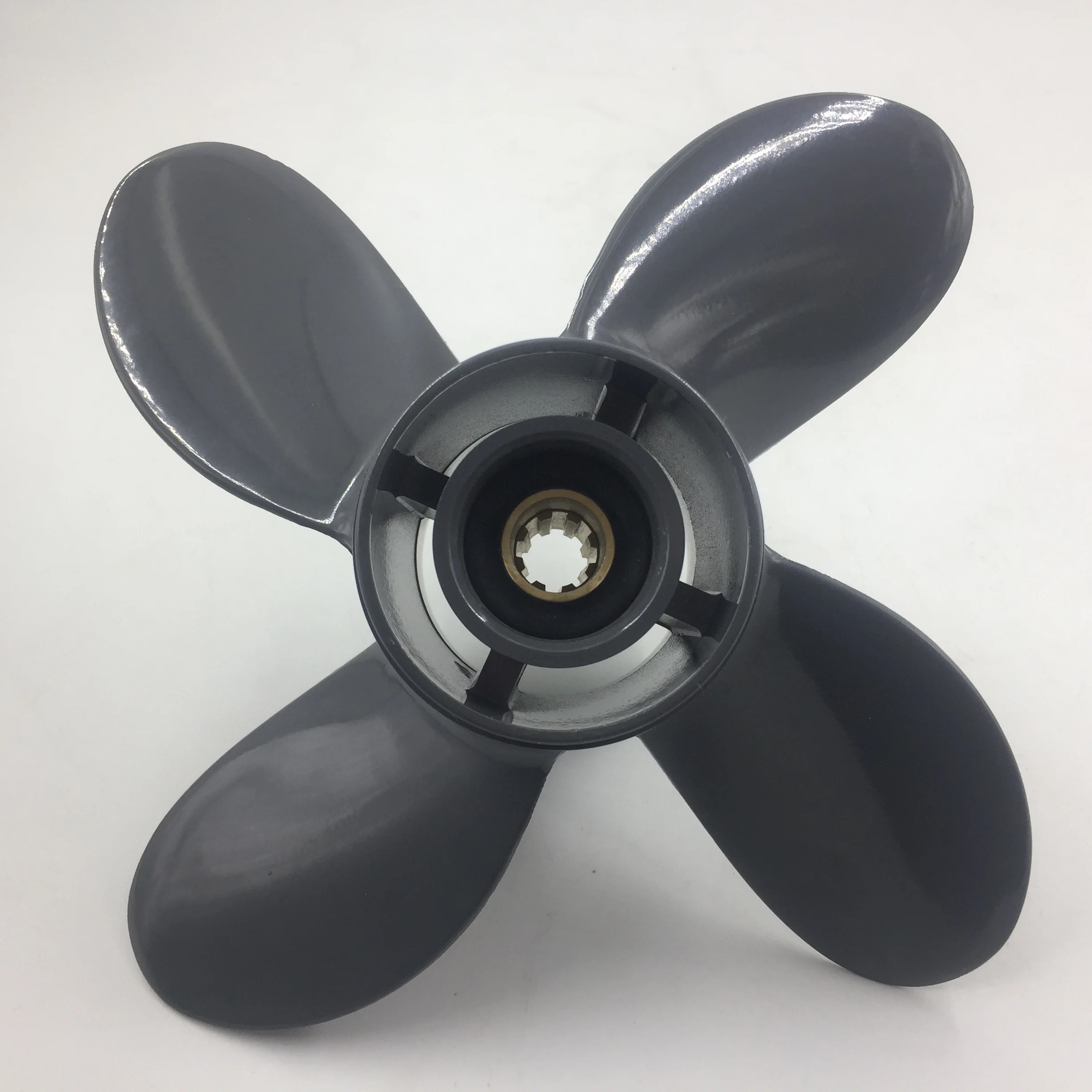 4-Лопастной Алюминиевый Пропеллер 9-1/4x10 RH Prop 8 Tooth BF8/9 9/15/20HP 58130-ZV4-010AH для подвесного