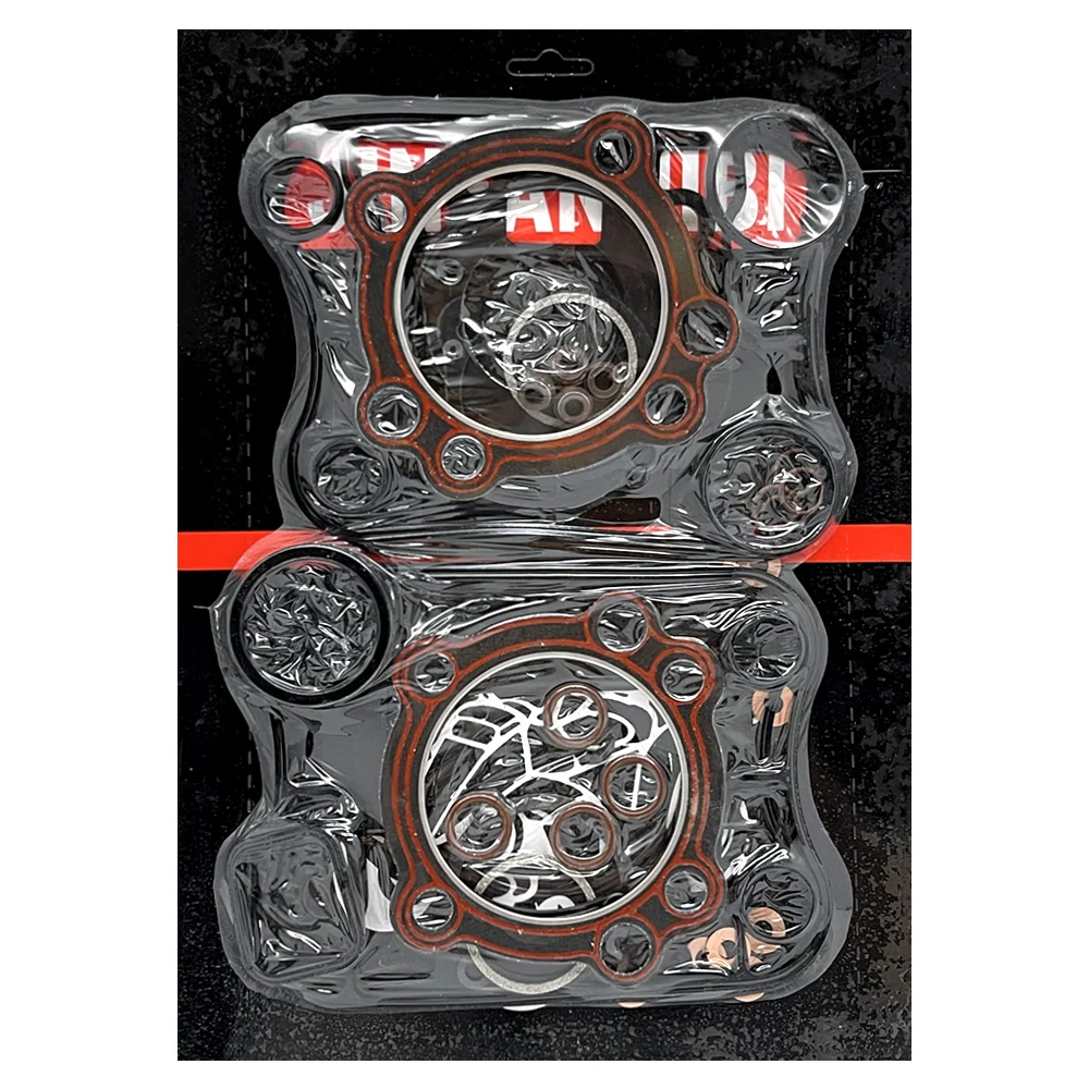 Комплект прокладок двигателя верхняя и нижняя части совместимы с Harley Davidson Sportster