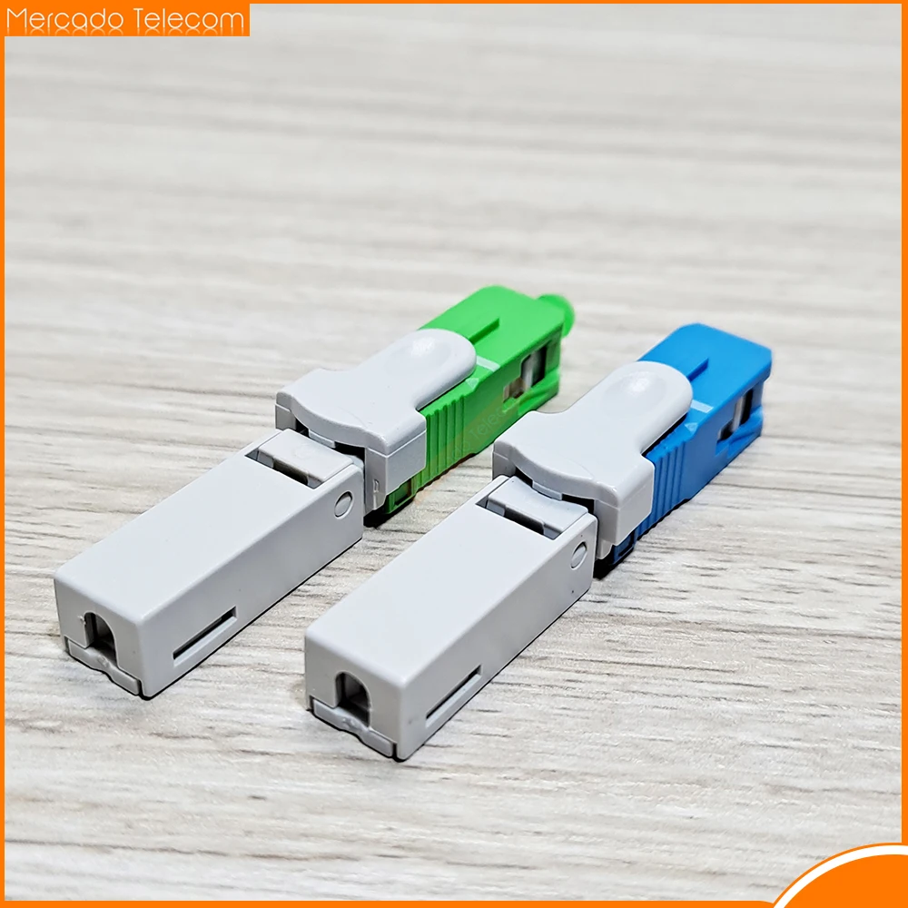 ESC250D SC Connector FTTH SC APC Optical Fiber Quick Connector SC UPC FTTH Fiber Optic Fast Connector Embedded Type