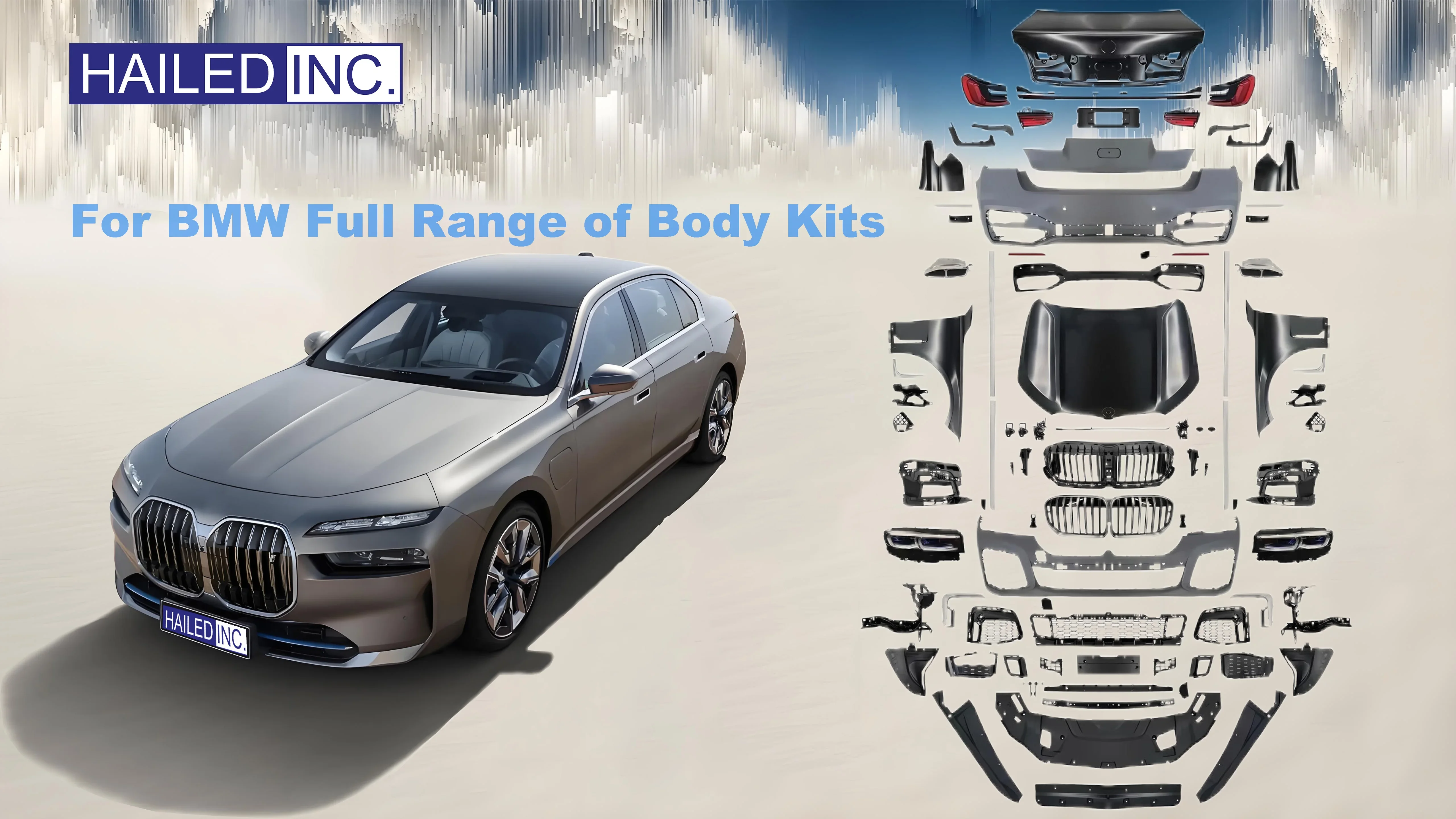 Обновленные автомобильные запчасти для внешней части подножка/боковой поднос BMW