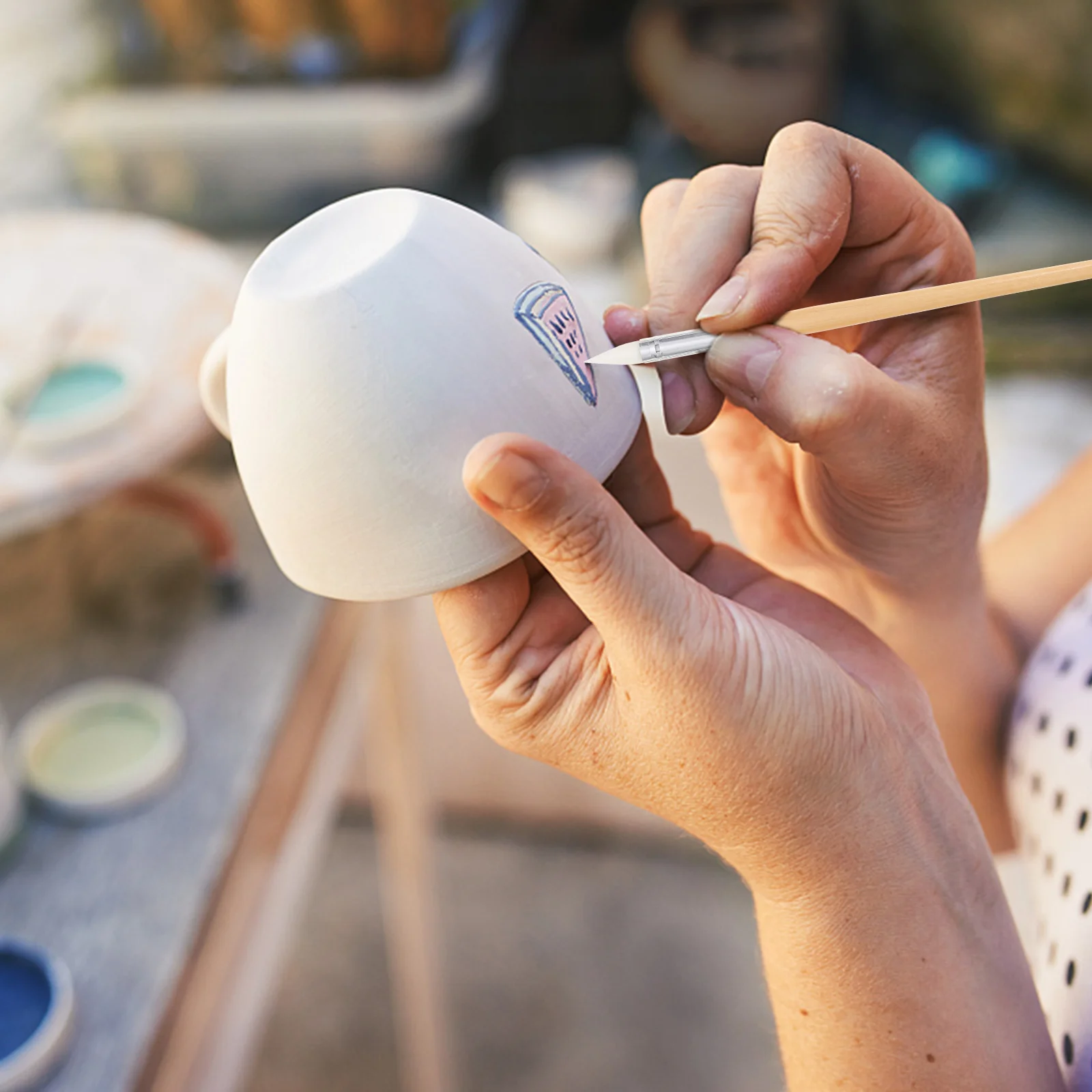 Керамическая силиконовая ручка удобные глиняные инструменты полимерные