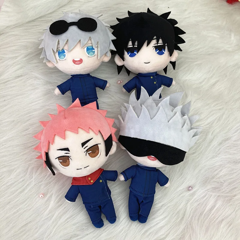 

20cm Jujutsu Kaisen Gojo Satoru Plush Yuji Itadori Fushiguro Megumi Soft Stuffed Toys Dolls Plushie Gift