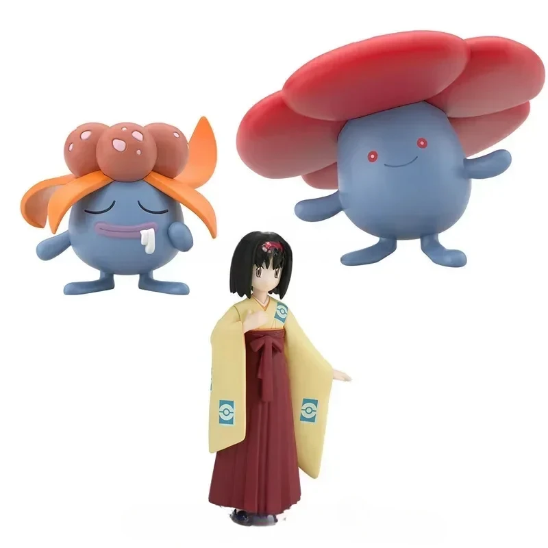 Bandai оригинальные фигурки аниме Shokugan POKEMON Scale World Erika Gloom Vileplume игрушки для детей