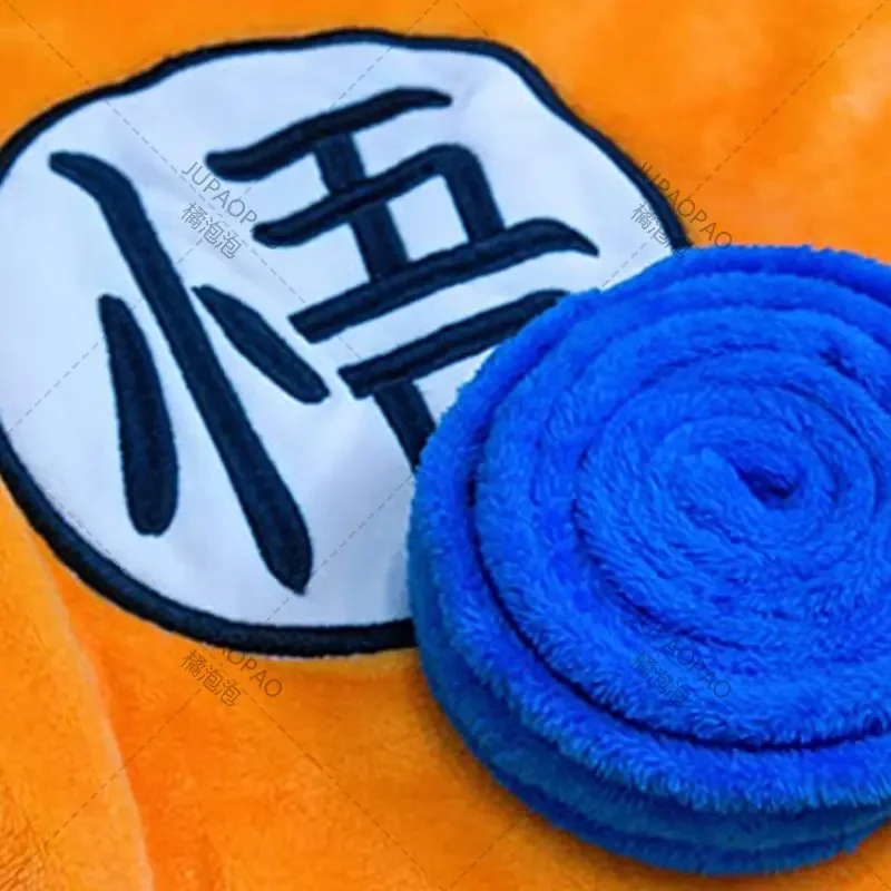 Халат для косплея по мотивам аниме Сон Гоку пижама какарото зимний мягкий теплый