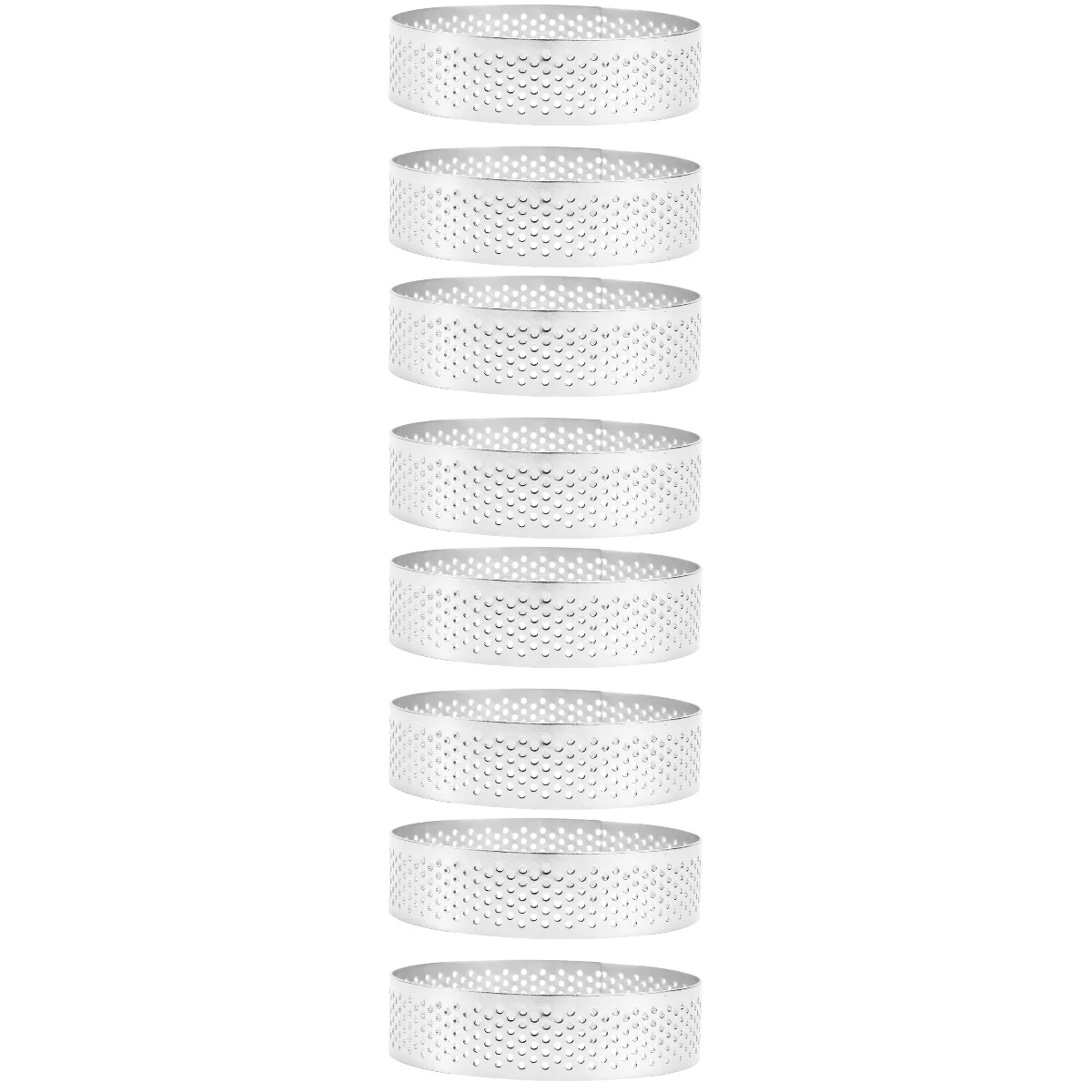 

Rings Cake Ring Baking Pastry Egg Metal Molds Muffin Perforatedmousse Round Biscuitcheesecake Pancircle Tart