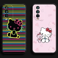 hello kitty 2022 phone cases for xiaomi redmi 7 7a 9 9a 9t 8a 8 2021 7 8 pro note 8 9 note 9t coque back cover soft tpu