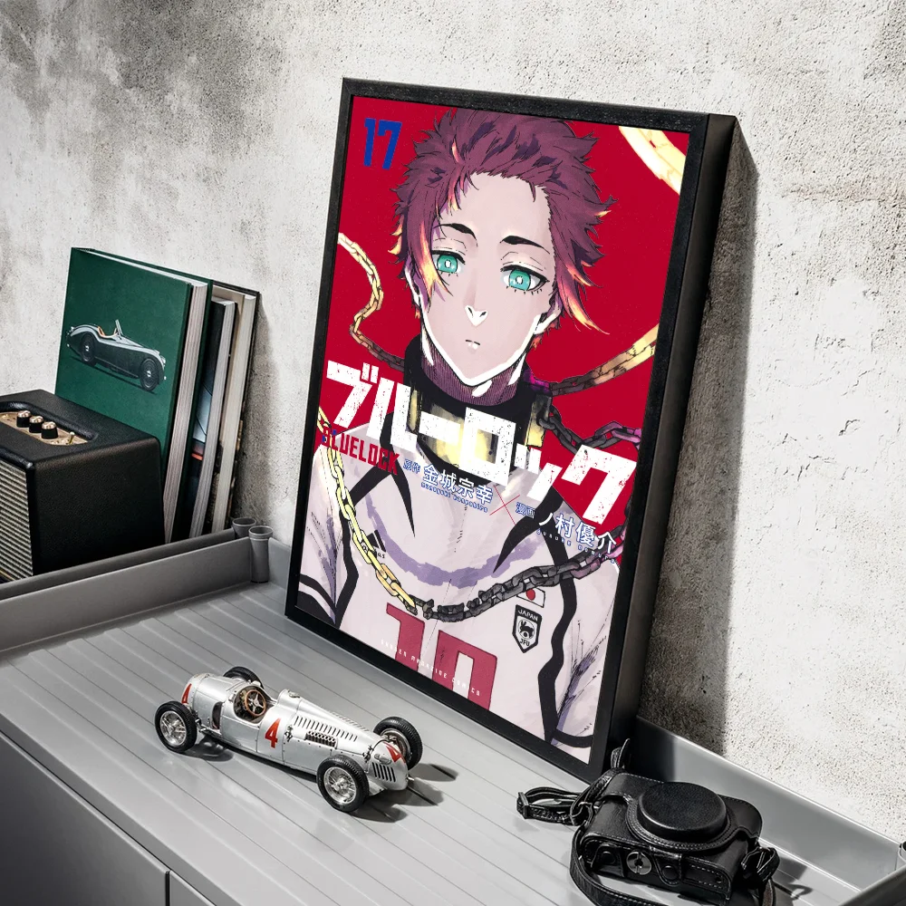 Японское аниме синий замок плакат наклейки в стиле ретро современный и