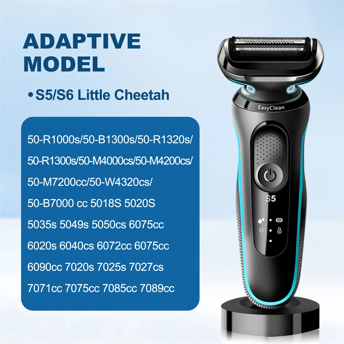 Сменная головка для Braun Series 5/6 Shaver 53B 50-R1000S/50-B1300S 6075Cc