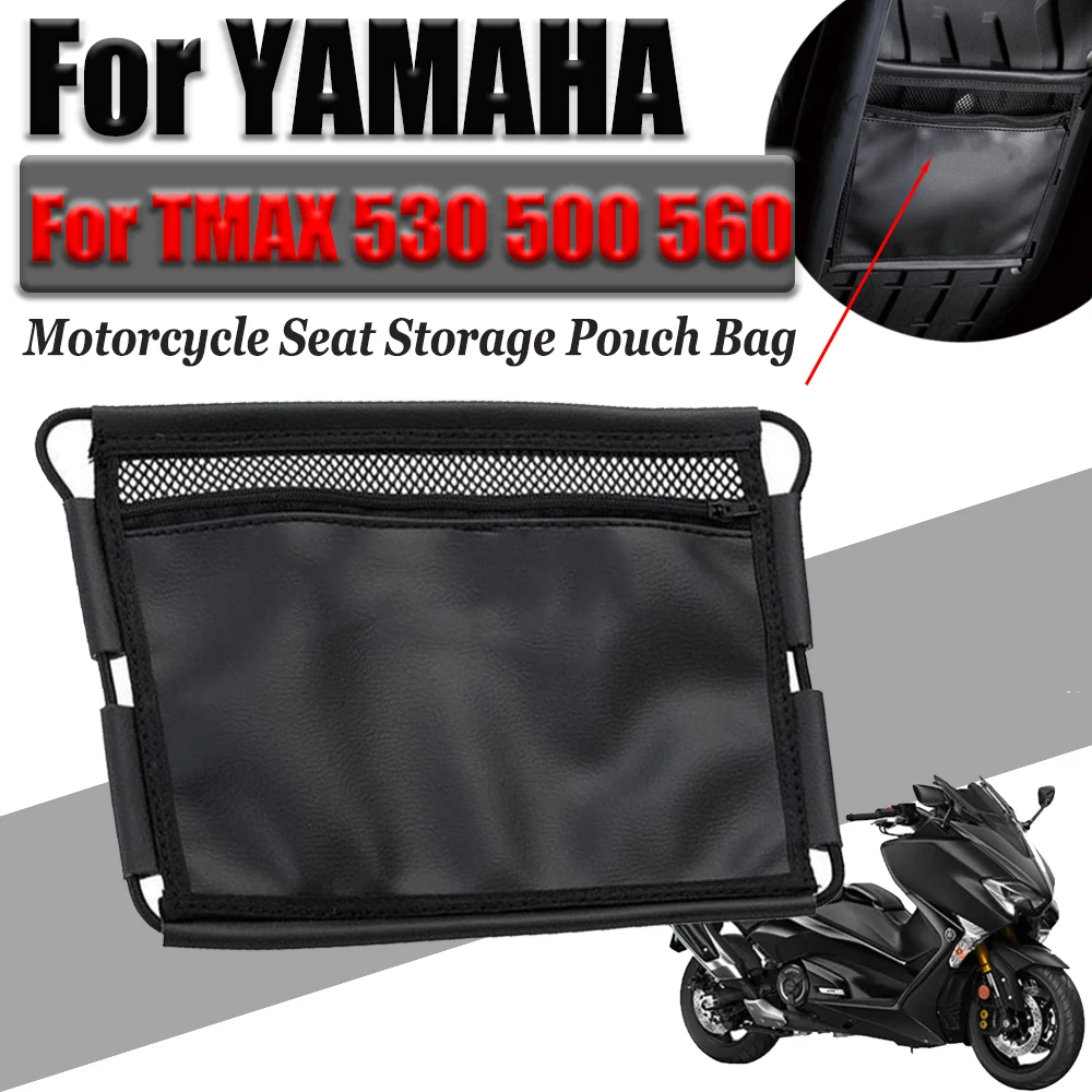 For YAMAHA TMAX530 TMAX500 TMAX560 T-MAX Tmax 530 560 500 Motorcycle Accessories Seat Bag Under Seat Storage Pouch Bag Organizer