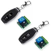 hot dc12v 10a relay 1 ch wireless rf remote control switch transmitter with receiver module 433mhz led remote control