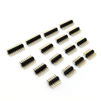 10pcs 1 27mm pitch single row straight pin header pcb board connector 1x23456781012152040p50p