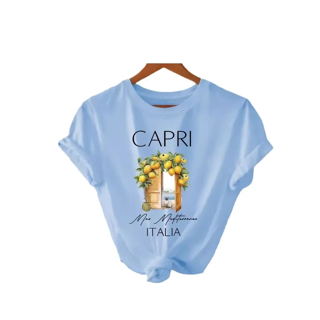 Футболки из чистого хлопка с коротким рукавом женская футболка круглым вырезом в