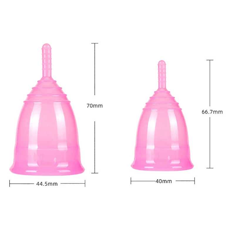 

1PCS Colorful Women Cup Medical Grade Silicone Menstrual Cup Feminine Hygiene Menstrual Lady Cup Health Care Period Cup