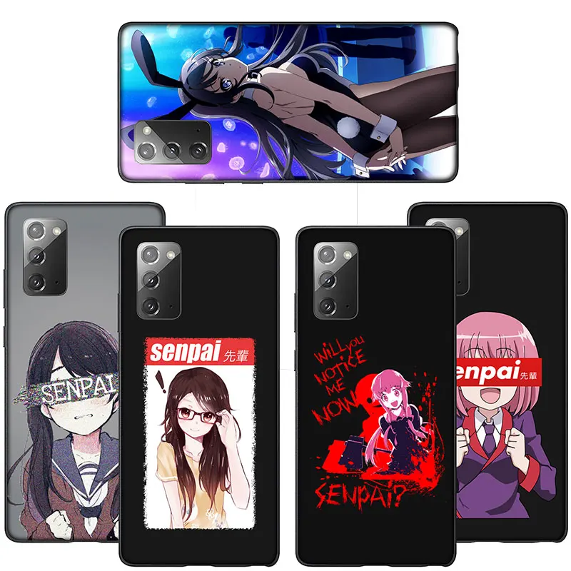 SO149 senpai Anime Girl Fashion Cover Phone Case for Xiaomi Mi 9T 10T 11T 11i 11 12 A2 A3 POCO X3 M3 M2 F3 Pro NFC
