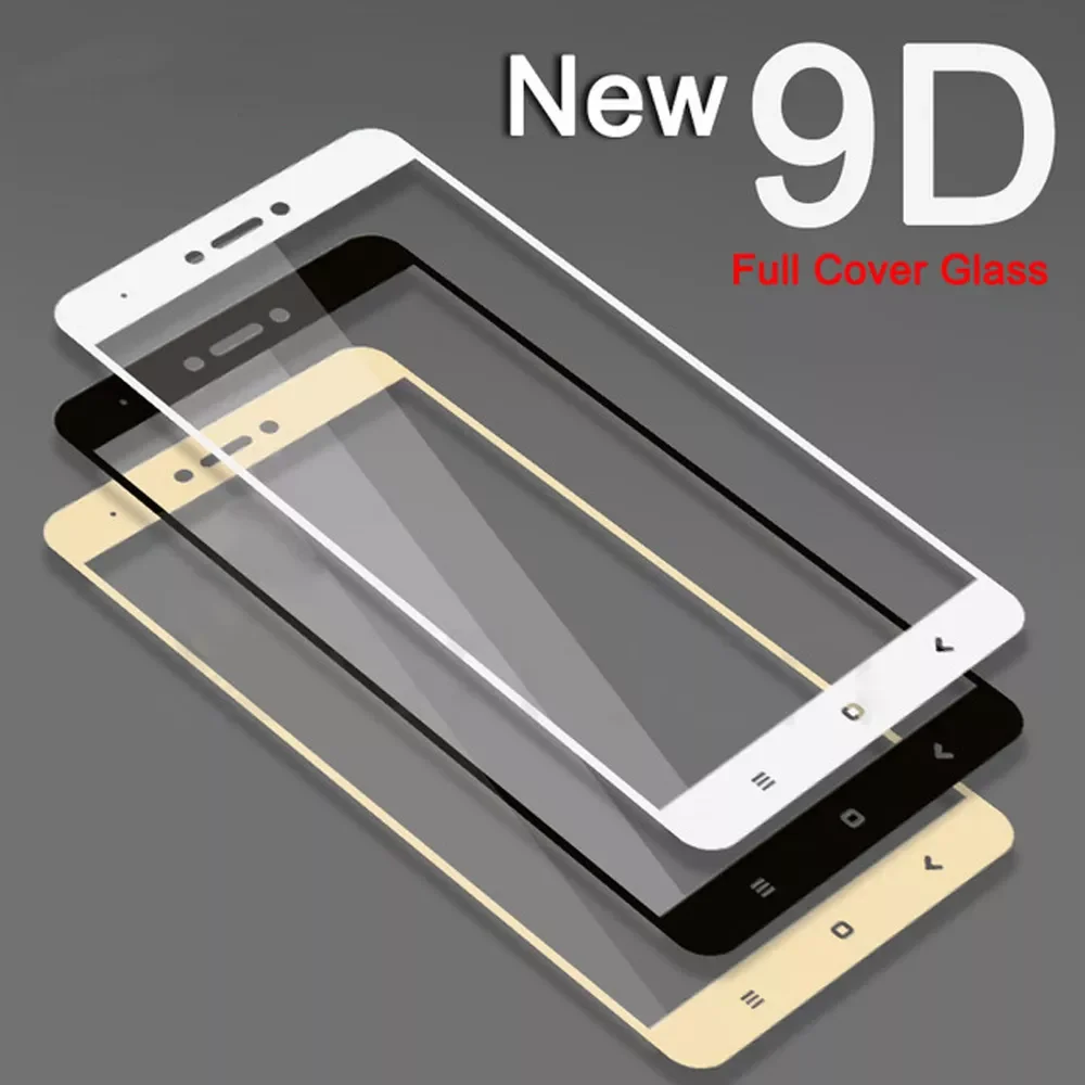 

on glass for xiaomi redmi S2 note 5 pro plus 5A 4 4X glass smartphone phone screen protector protective film smartphone