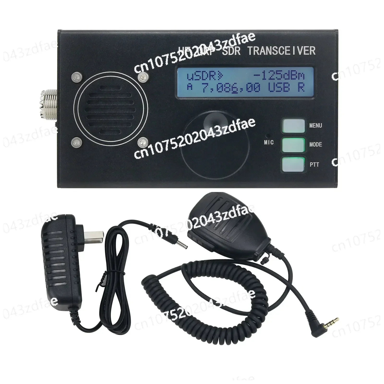 OEM USDX USDR HF QRP SDR трансивер 8-диапазонный 5 Вт DSP SSB/CW с синим/черным/красным микрофоном