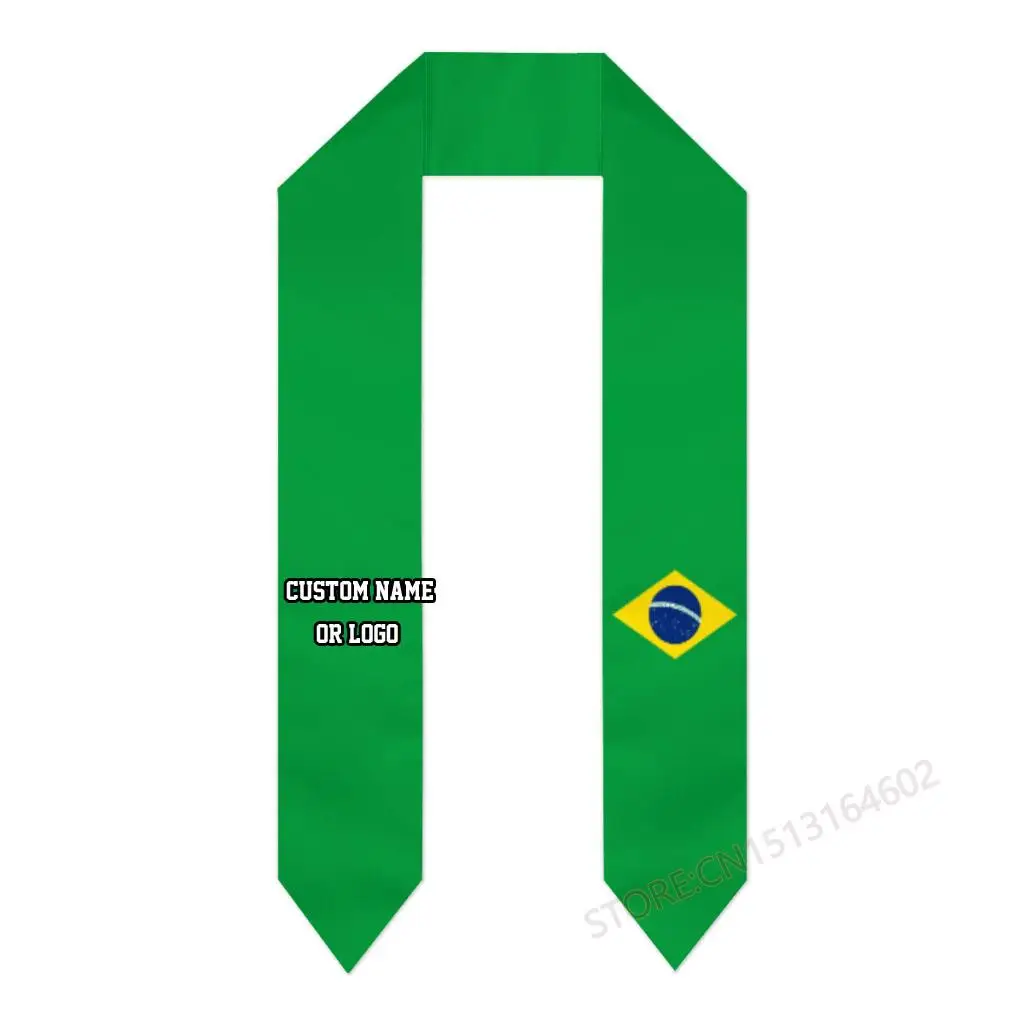 

Индивидуальное Имя или логотип, Бразилия, планшетофон, международное обучение за рубежом, класс 2023 шаль