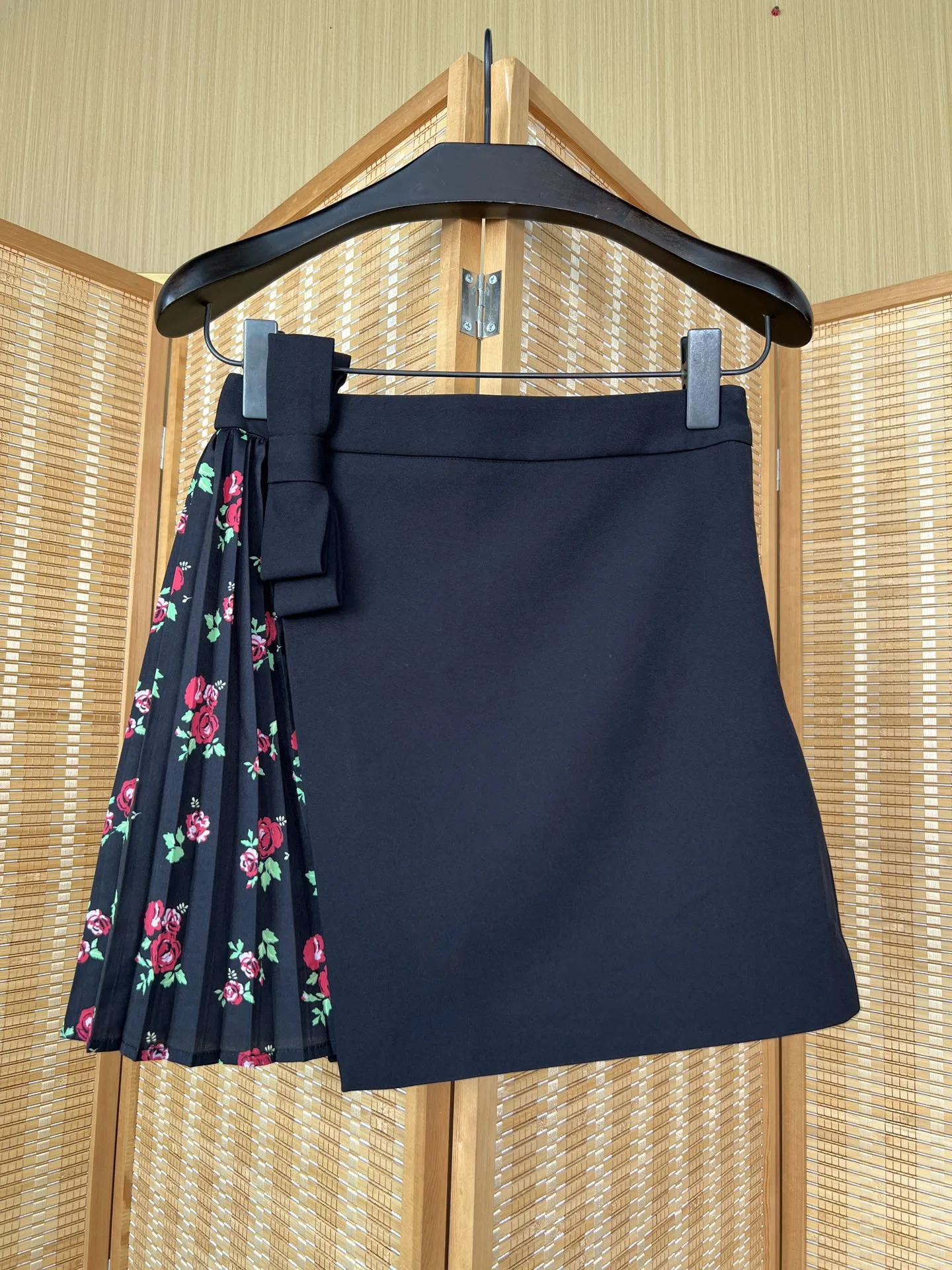 

Woman Clothes Shorts Women Clothing Skirt Fashion Women's Skirts Summer 2022 Mimi Skirt High-waisted Patchwork Floral Bow Skirts