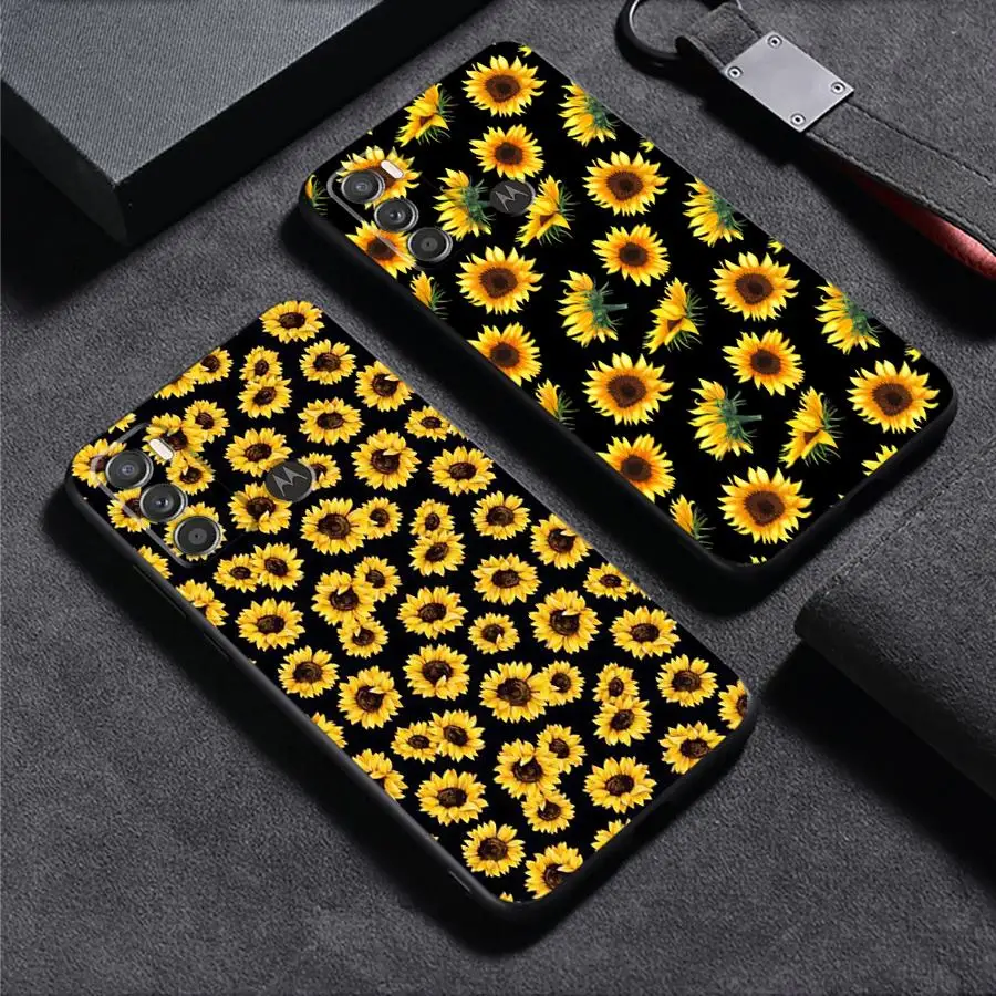 Фото Чехол Sunflower для Motorola Moto G53 G30 G71 Edge 20 Pro 30 Lite G52 G22 Edge40 G32 G60s G51 G73 G50 №5