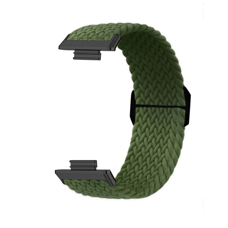 

Нейлоновый Плетеный ремешок для смарт-часов HuaweiWatch FIT 2, сменный браслет на запястье с защитой от пота и эластичным ремешком