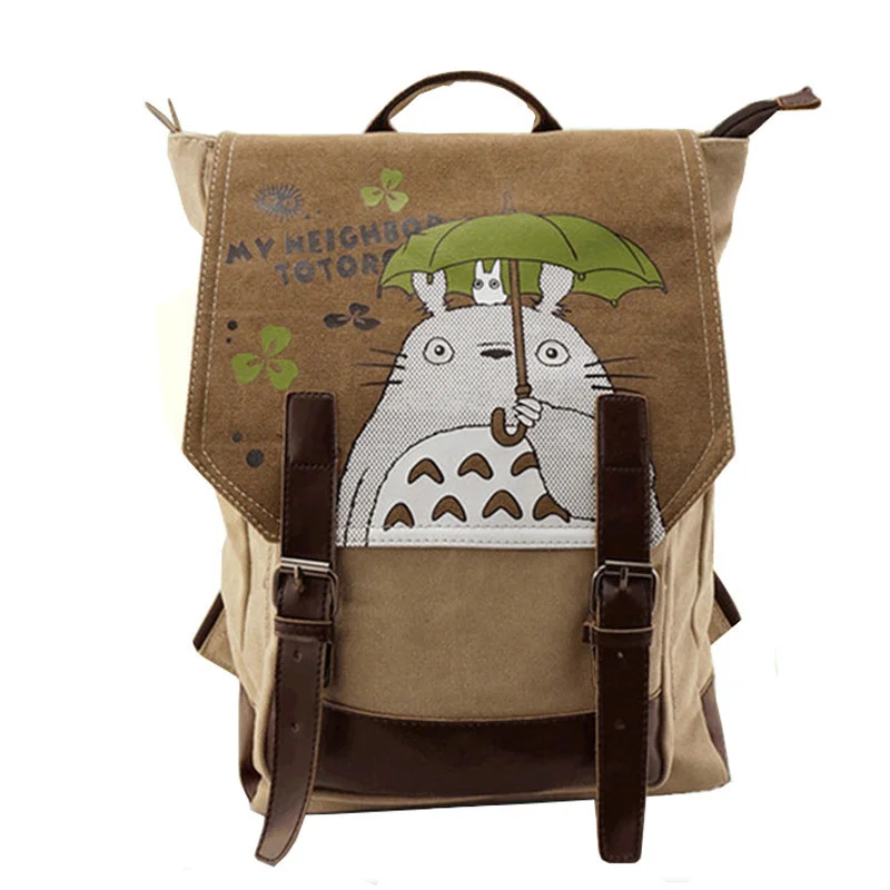 

Women Canvas Backpack Cartoon Printing Backpacks Fashion Natsume Girls Shoulder Schoolbag Mochila Feminina
