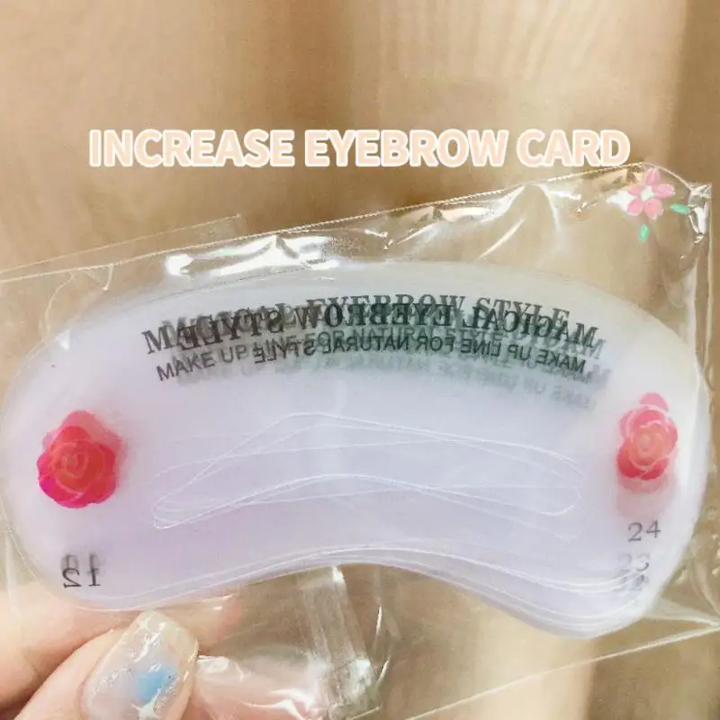 

One Step Shaping Kit Professional Eye Brow Gel Makeup Kit with Reusable Stencils Eyebrow Brushes