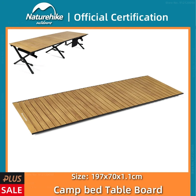 

Naturehike Outdoor Aluminium Alloy Foldable Bed Table Board Portable Camping Picnic Multipurpose Table Board Easy Installation