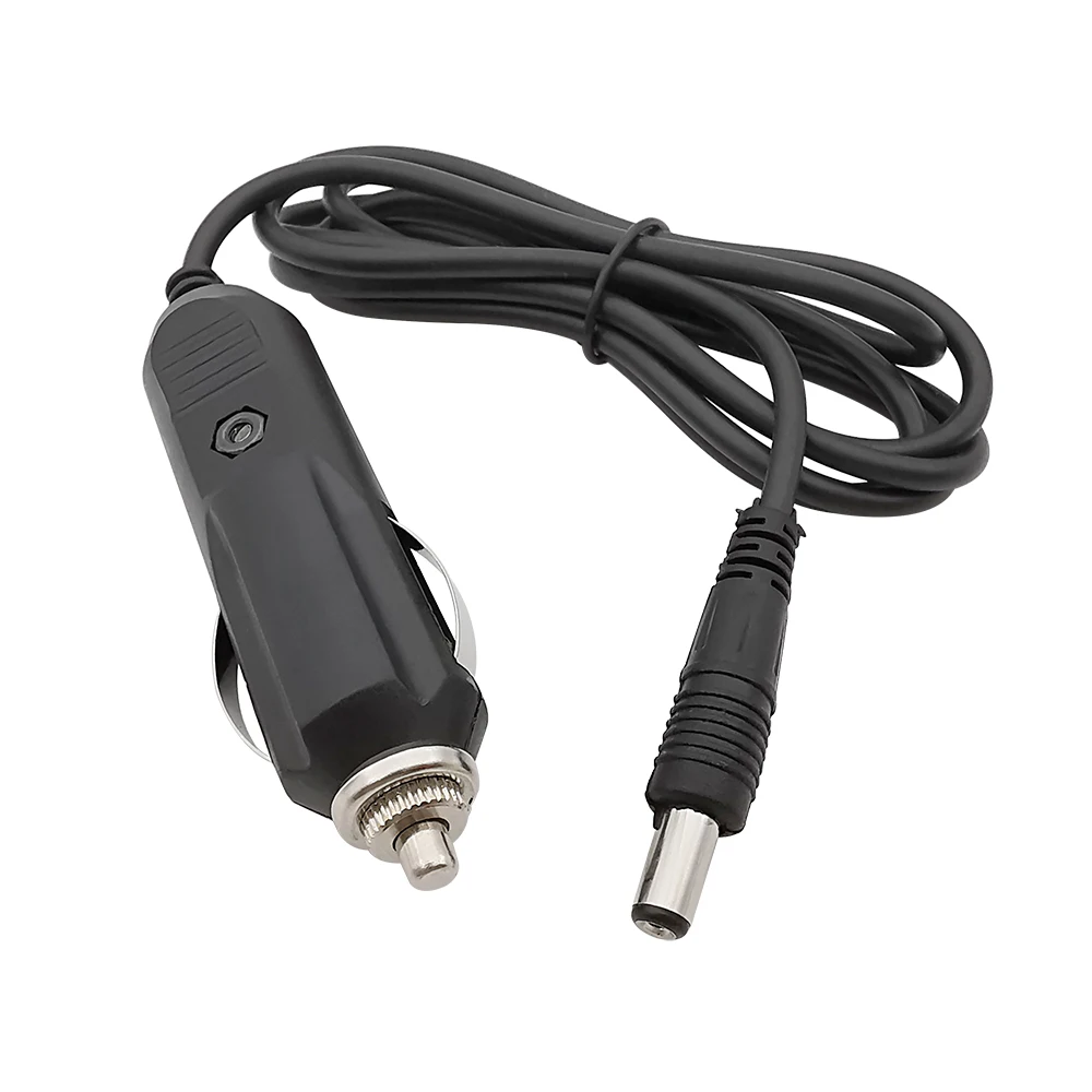 

1Pcs DC 12V Car Cigarette Lighter Plug Charging Adapter to 5.5mm x 2.1mm Male Plugs Extension Power Supply Cable Cord Connector