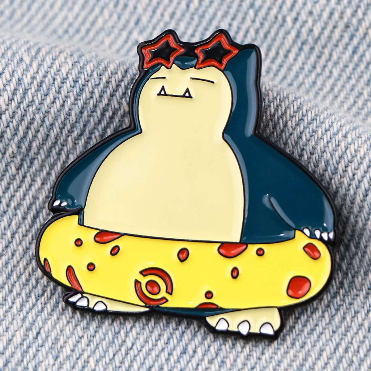 Покемон аниме Генгар Снорлакс Пикачу Чармандер металлическая брошь рюкзак