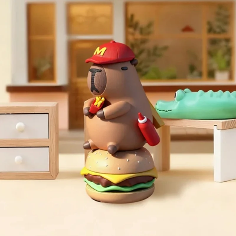 Фото Магнитная фигурка Kapibala, кукла, украшение для рабочего стола, 3d печать, креативный детский подарок на день рождения, фигурка, коллекционные предметы №5