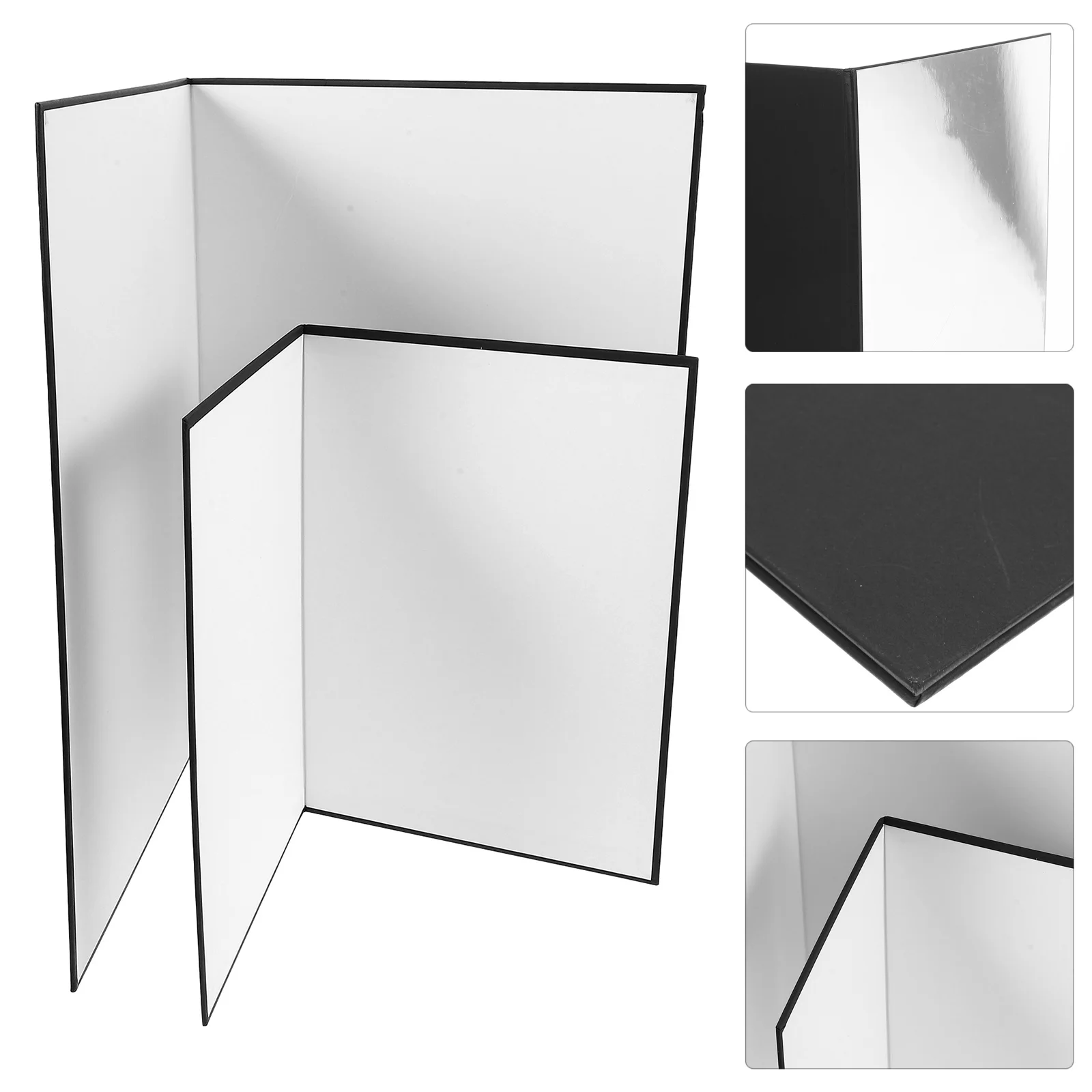 

2pcs Light Diffuser Photography Reflector Cardboard Folding Reflective Board Supply