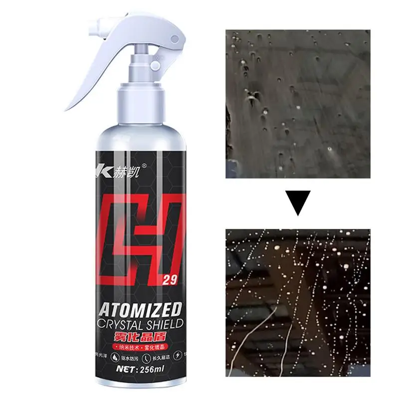 Ing Car Wax Polish Spray 256ml Automotive Protectant Top Coats Refurbisher Removes Tar Rain Marks