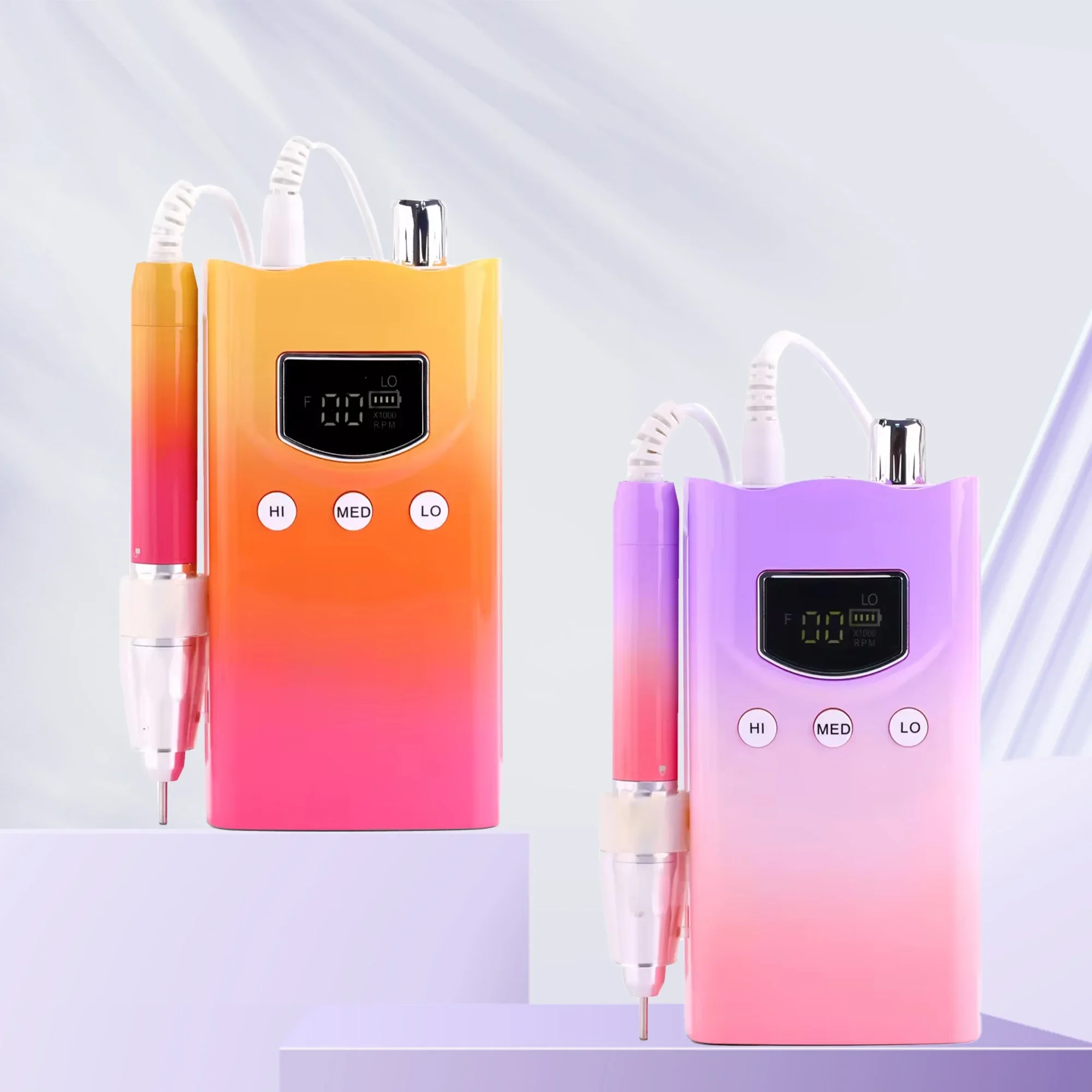 Популярная аккумуляторная дрель для ногтей 35000 об/мин электрическая бесщеточная