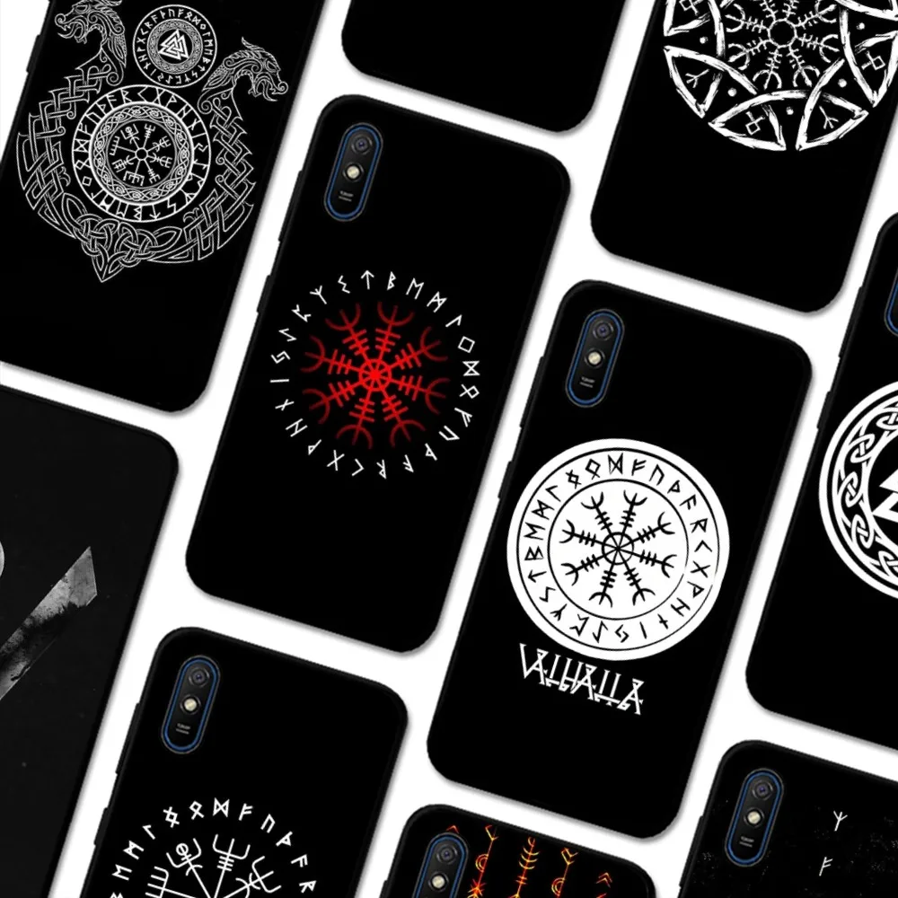 Чехол для телефона с логотипом Viking Vegvisir Redmi 5 6 7 8 9 10 Plus Pro A GO K20 K30 K40 F3 Fundas